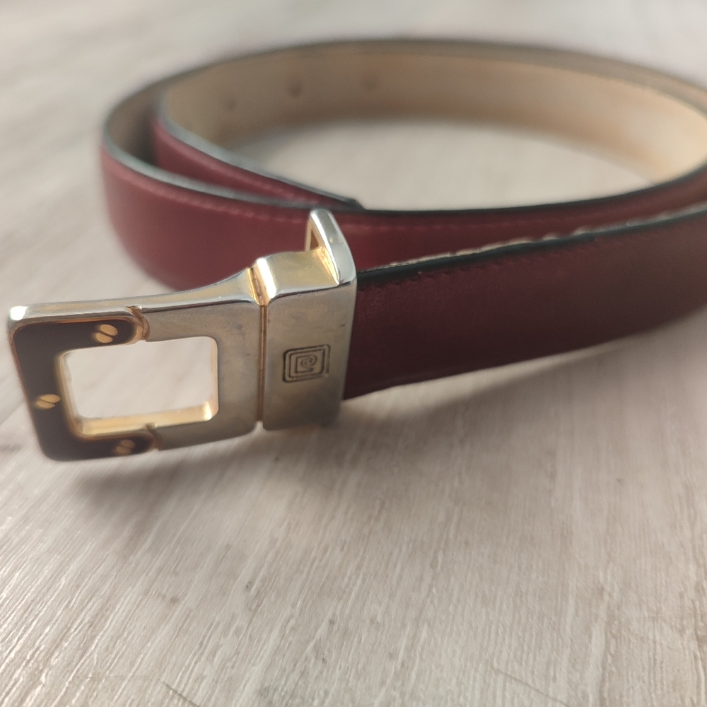 Vintage Pierre Cardin red belt